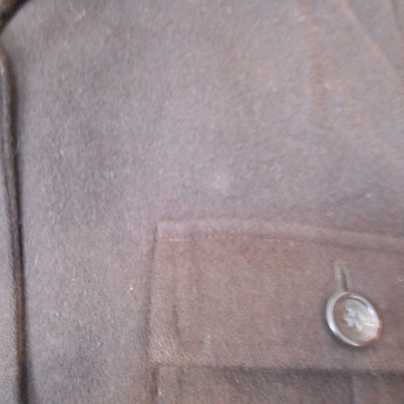 J Crew Size L Brown wool blend blazer jacket coat - Picture 5 of 8